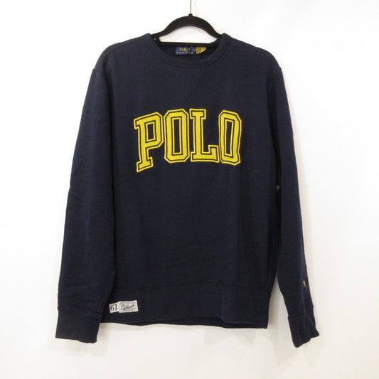 【中古】POLO RALPH LAUREN | ポロ・ラルフローレン ロゴフリーススウェットシャツ スウェット ネイビー サイズ：M