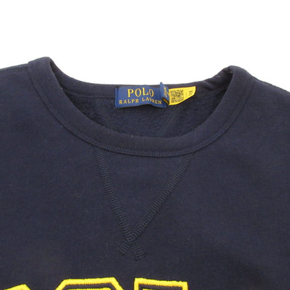 【中古】POLO RALPH LAUREN | ポロ・ラルフローレン ロゴフリーススウェットシャツ スウェット ネイビー サイズ：M