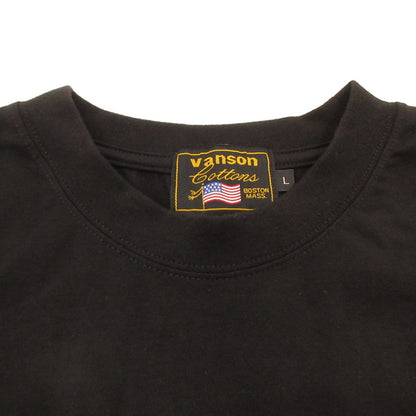 【中古】VANSON | バンソン 長袖Ｔシャツ ブラック サイズ：L