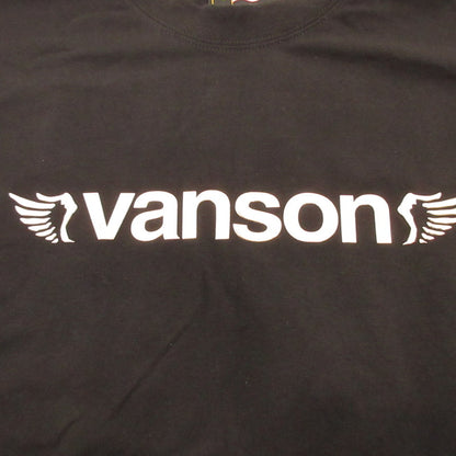 【中古】VANSON | バンソン 長袖Ｔシャツ ブラック サイズ：L