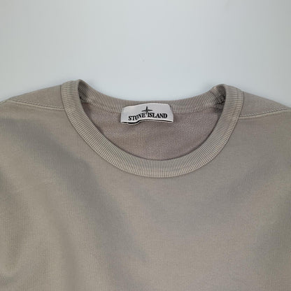 【中古】STONE ISLAND | ストーンアイランド スウェット 811562420 国内正規品 2024S/S グレー サイズ：L