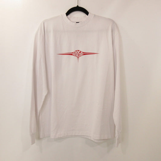 【中古】ARIES | アリエス No Problemo UFNO LS Tee 長袖Ｔシャツ 52-03-51-03014 トゥモローランド取扱い　2025S/S ホワイト サイズ：M