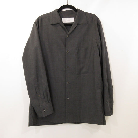【中古】 LONG SLEEVE CAMP SHIRT 半袖シャツ S25T020-NKWS グレー サイズ：M
