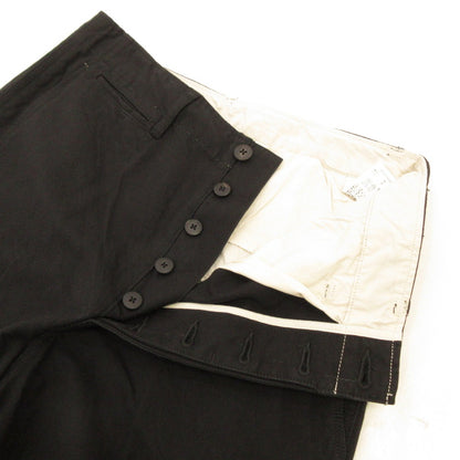 【中古】VISVIM | ビズビム EX WIDE CHINO PANTS パンツ 0125105008008 ワンウォッシュ加工 ブラック サイズ：2