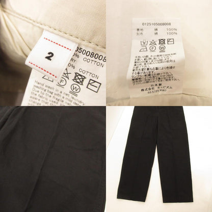 【中古】VISVIM | ビズビム EX WIDE CHINO PANTS パンツ 0125105008008 ワンウォッシュ加工 ブラック サイズ：2
