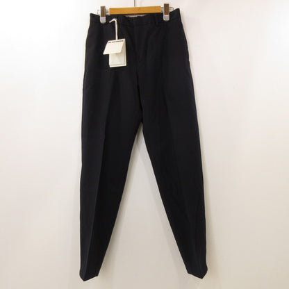 【中古】JIL SANDER | ジルサンダー ウールギャバジンテーパードパンツ その他ボトムス J21KA0011 J4002 国内正規品 ネイビー サイズ：44