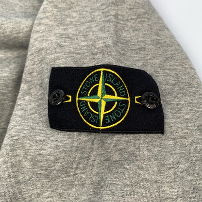 【中古】STONE ISLAND | ストーンアイランド ORGANIC COTTON FLEECE スウェット 6100044 国内正規品 2025S/S グレー サイズ：XL