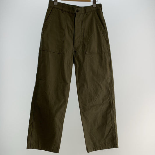 【中古】HYKE | ハイク BACK SATIN BAKER PANTS パンツ 13317 2025S/S オリーブ サイズ：4