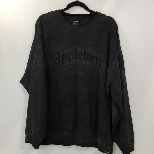 【中古】APPLE BUM | アップルバム Airbrush Crew Sweat スウェット 2420404 2025S/S ブラック サイズ：XL
