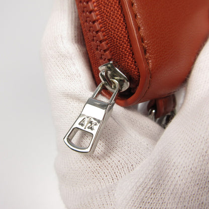 【中古】ARMANI EXCHANGE | アルマーニエクスチェンジ AXロゴストラップ付き二つ折り財布 長財布 958500 ブラウン