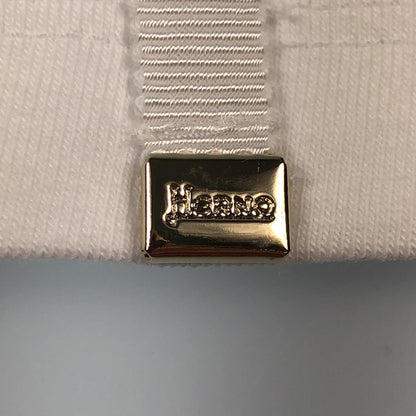 【中古】Herno | ヘルノ 手描き風ロゴプリントTシャツ 半袖Ｔシャツ JG000178D 2023S/S ホワイト サイズ：40