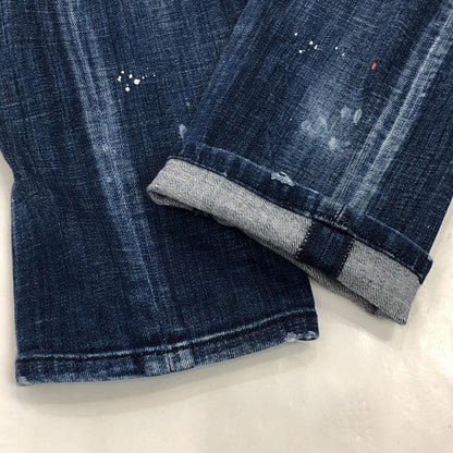 【中古】DSQUARED2 | ディースクエアード SEXY TWIST JEAN デニムパンツ S74LB0822 2020S/S ペイント加工 国内正規品 ブルー サイズ：44