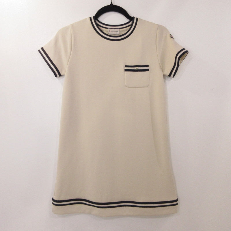 【中古】MONCLER | モンクレール VESTITO ワンピース 8C00007 89A89 国内正規品/KIDS/ENFANT/　サイズ:12 ベージュ