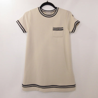 【中古】MONCLER | モンクレール VESTITO ワンピース 8C00007 89A89 国内正規品/KIDS/ENFANT/　サイズ:12 ベージュ