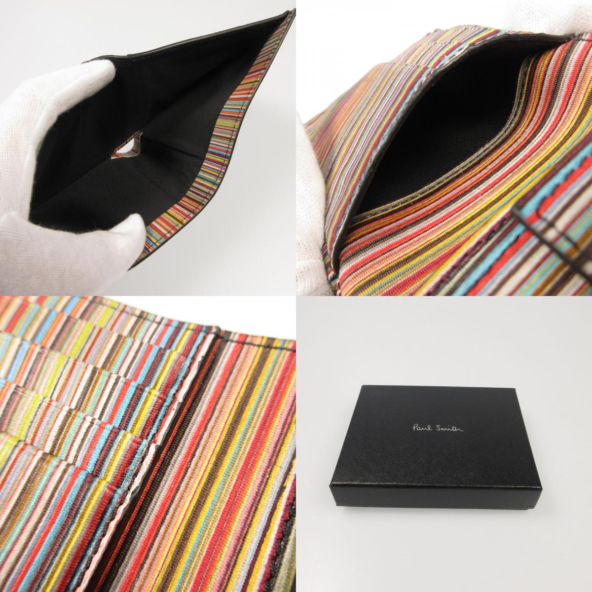 【中古】Paul Smith | ポール・スミス 二つ折り財布 M1A4833 BMULTI 79 ブラック