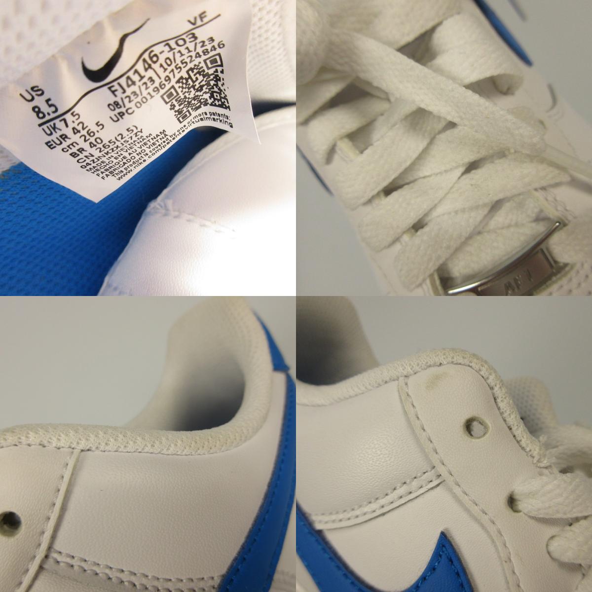 【中古】NIKE | ナイキ AIR FORCE 1 '07 スニーカー FJ4146-103 ホワイト 26.5cm