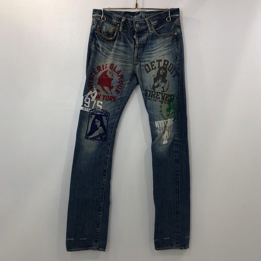 【中古】HYSTERIC GLAMOUR | ヒステリックグラマー デニムパンツ 0241AP19 2014S/S W:29 ブルー