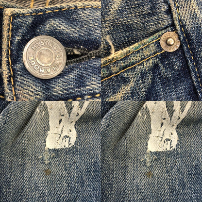 【中古】HYSTERIC GLAMOUR | ヒステリックグラマー デニムパンツ 0241AP19 2014S/S W:29 ブルー