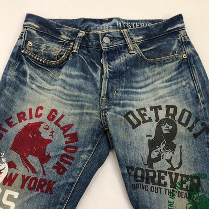 【中古】HYSTERIC GLAMOUR | ヒステリックグラマー デニムパンツ 0241AP19 2014S/S W:29 ブルー