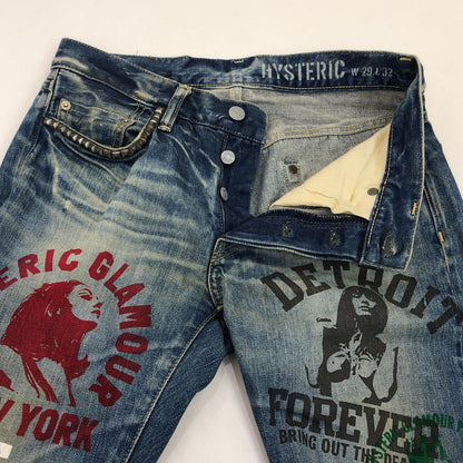 【中古】HYSTERIC GLAMOUR | ヒステリックグラマー デニムパンツ 0241AP19 2014S/S W:29 ブルー