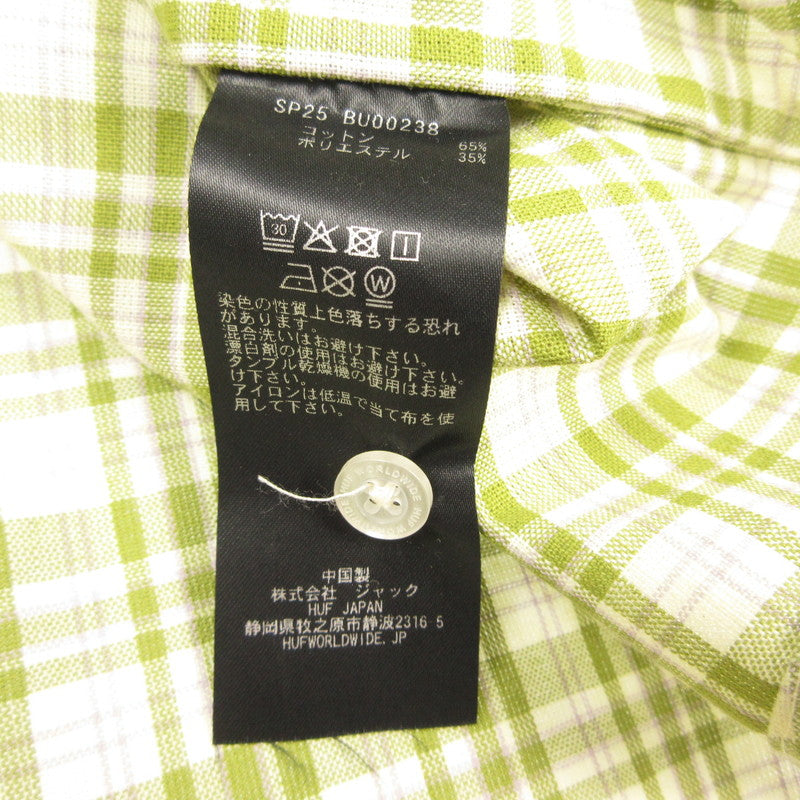 【中古】HUF | ハフ Total Eclipse Plaid Shirt 半袖シャツ SP25 BU00238 2025S/S サイズ：M