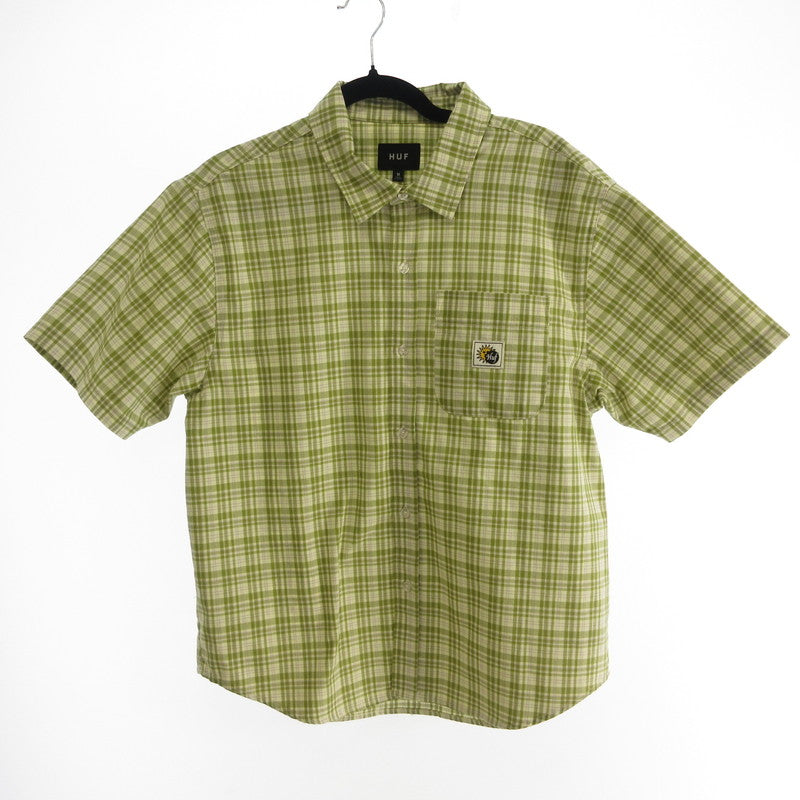 【中古】HUF | ハフ Total Eclipse Plaid Shirt 半袖シャツ SP25 BU00238 2025S/S サイズ：M