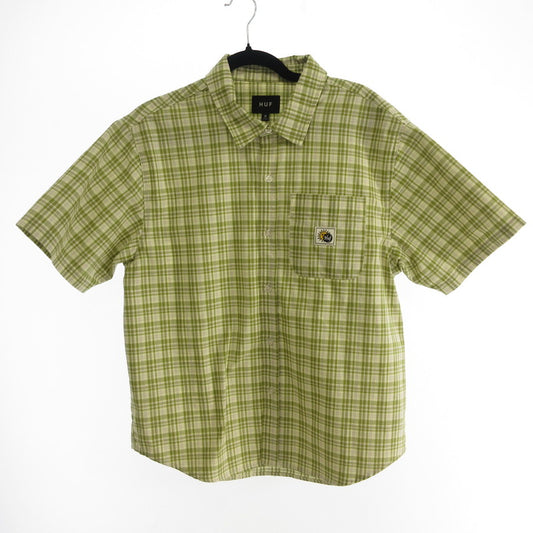 【中古】HUF | ハフ Total Eclipse Plaid Shirt 半袖シャツ SP25 BU00238 2025S/S サイズ：M
