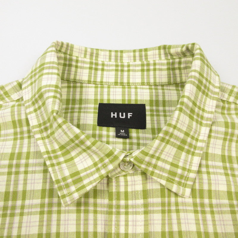 【中古】HUF | ハフ Total Eclipse Plaid Shirt 半袖シャツ SP25 BU00238 2025S/S サイズ：M