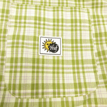 【中古】HUF | ハフ Total Eclipse Plaid Shirt 半袖シャツ SP25 BU00238 2025S/S サイズ：M