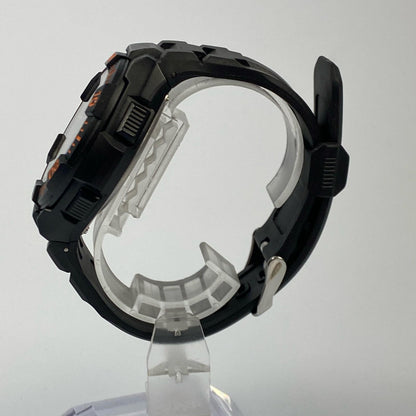 【中古】Q&Q | キューアンドキュー SOLARMATE 腕時計 MD06-315 アナデジ電波ソーラー ブラック