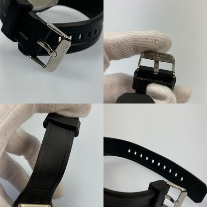 【中古】Q&Q | キューアンドキュー SOLARMATE 腕時計 MD06-315 アナデジ電波ソーラー ブラック