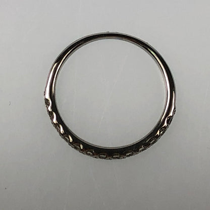 【中古】ヴァンドーム青山 | ヴァンドームアオヤマ ハーフエタニティリング リング・指輪 PT950 0.15ctダイヤ