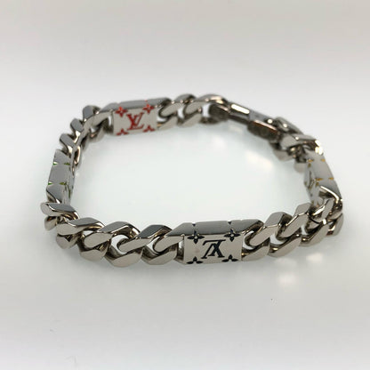 【中古】LOUIS VUITTON | ルイ・ヴィトン LVモザイク ブレスレット M1409M AK2283 シルバー