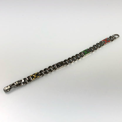 【中古】LOUIS VUITTON | ルイ・ヴィトン LVモザイク ブレスレット M1409M AK2283 シルバー