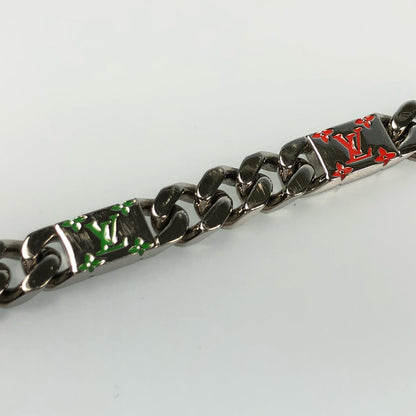 【中古】LOUIS VUITTON | ルイ・ヴィトン LVモザイク ブレスレット M1409M AK2283 シルバー