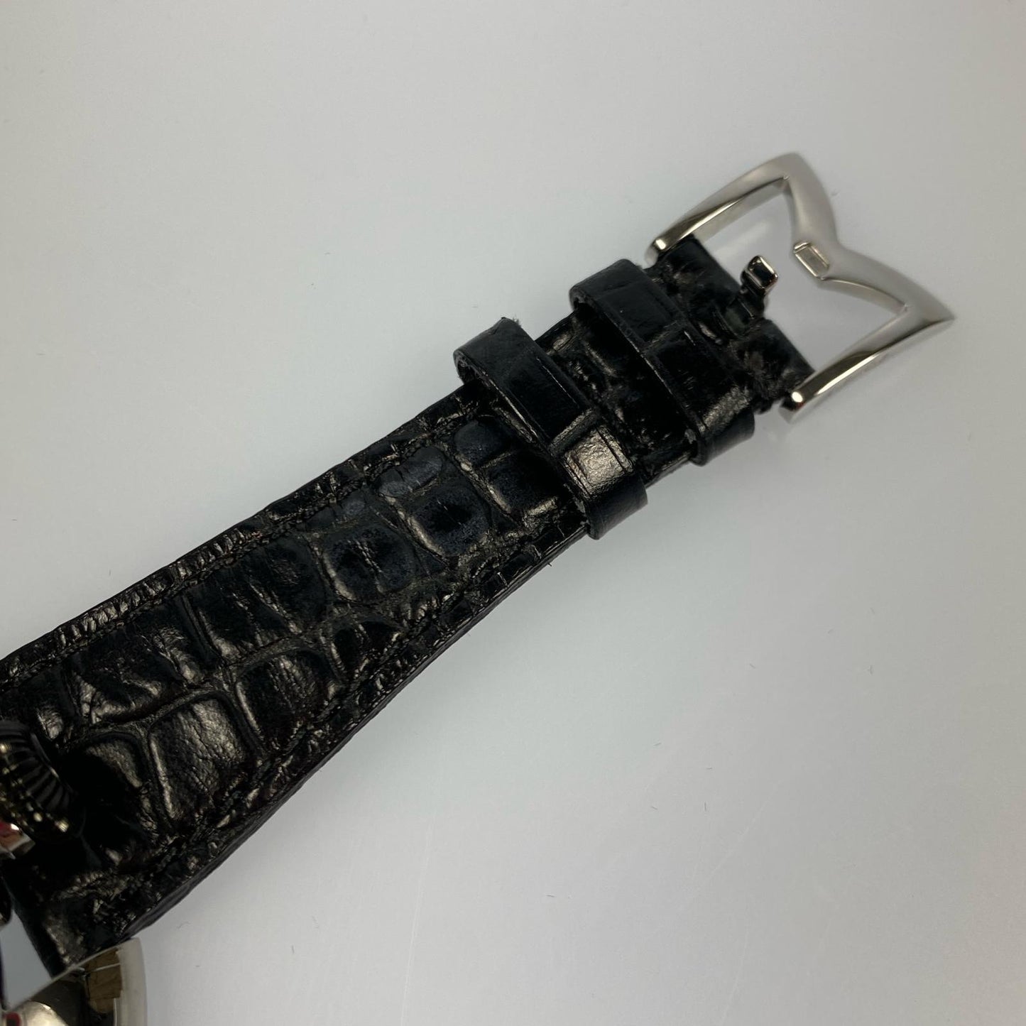 【中古】GaGaMILANO | ガガミラノ MANUALE SLIM 46MM 腕時計 5080.NJ.02 500本限定 アナログクォーツ ブラック