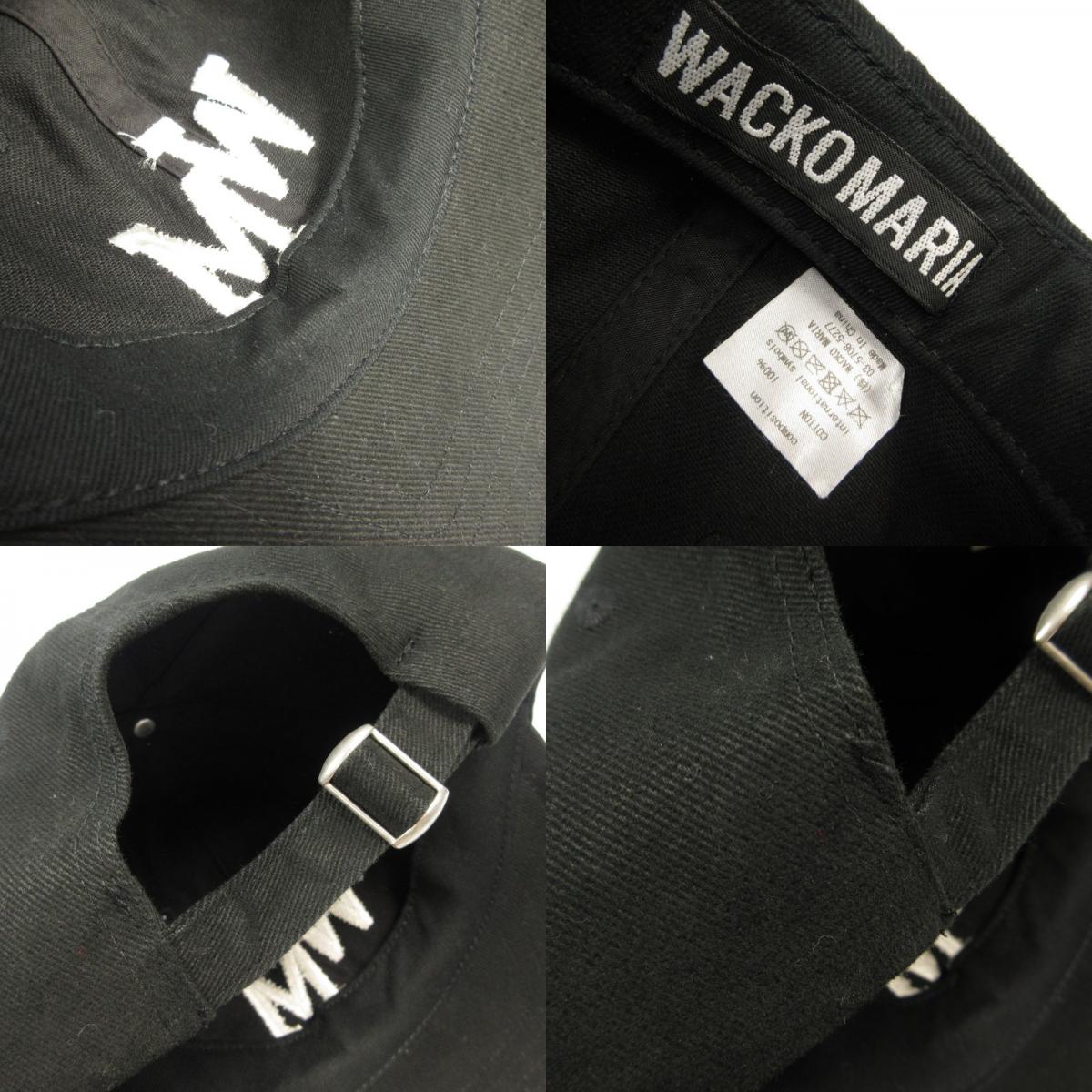 【中古】WACKOMARIA | ワコマリア 6 PANEL CAP TYPE-2 キャップ 24FW-WMA-CP07 2024A/W ブラック