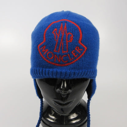 【中古】MONCLER | モンクレール BERRETTO TRICOT ニットキャップ G20913B00032 国内正規品　2021A/W ブルー