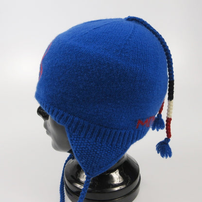 【中古】MONCLER | モンクレール BERRETTO TRICOT ニットキャップ G20913B00032 国内正規品　2021A/W ブルー