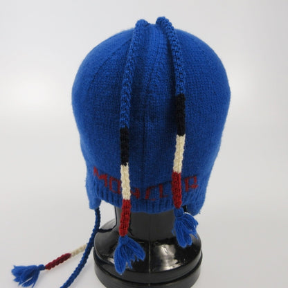 【中古】MONCLER | モンクレール BERRETTO TRICOT ニットキャップ G20913B00032 国内正規品　2021A/W ブルー