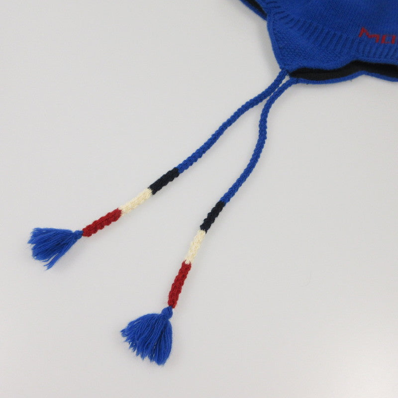 【中古】MONCLER | モンクレール BERRETTO TRICOT ニットキャップ G20913B00032 国内正規品　2021A/W ブルー
