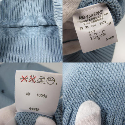 【中古】RALPH LAUREN | ラルフローレン セーター インパクト21　サマーニット ライトブルー サイズ：M