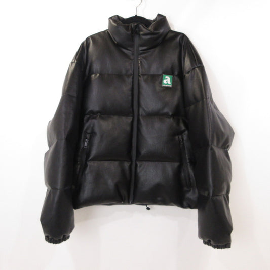 【中古】A FEW GOOD KIDS | アヒューグッドキッズ Reflective Logo Down Jacket ダウンジャケット ブラック サイズ：XL