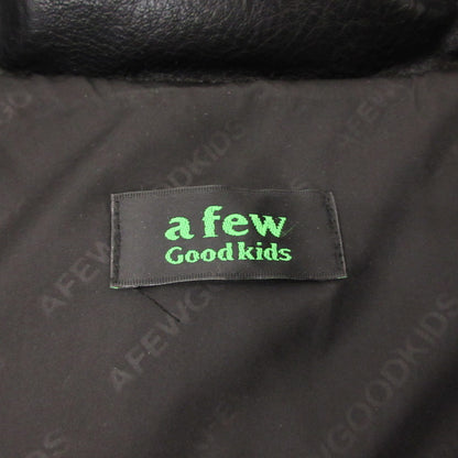 【中古】A FEW GOOD KIDS | アヒューグッドキッズ Reflective Logo Down Jacket ダウンジャケット ブラック サイズ：XL