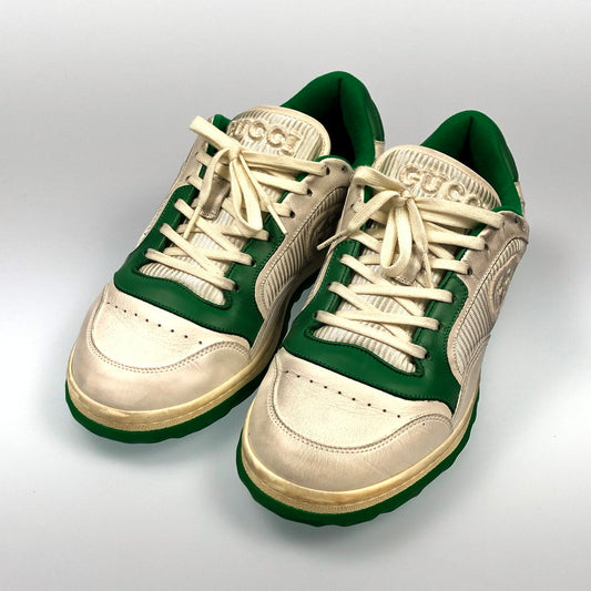 【中古】GUCCI | グッチ MAC80 スニーカー 749896 2024S/S サイズ:8(27cm) グリーン