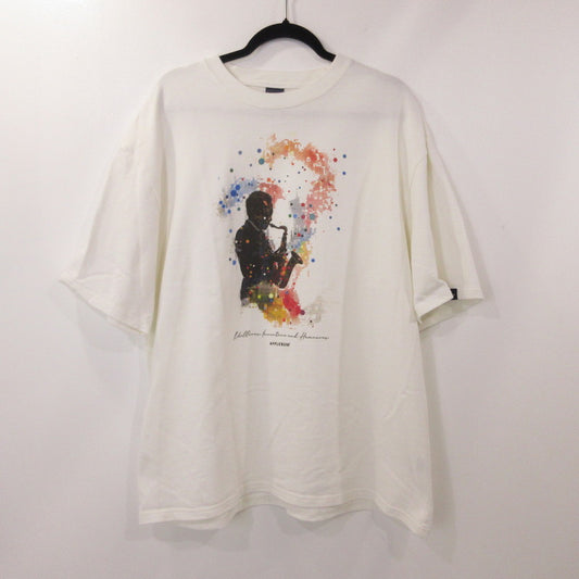 【中古】APPLE BUM | アップルバム SOUNDS OF RAINBOW 半袖Ｔシャツ HS2411109 ホワイト サイズ：XL