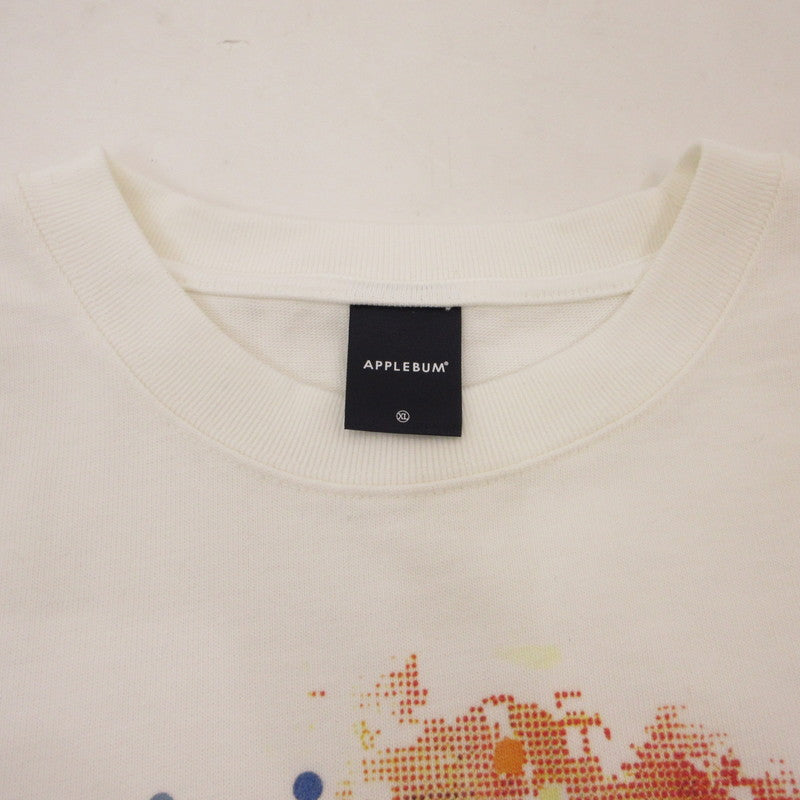 【中古】APPLE BUM | アップルバム SOUNDS OF RAINBOW 半袖Ｔシャツ HS2411109 ホワイト サイズ：XL