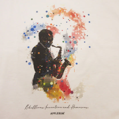 【中古】APPLE BUM | アップルバム SOUNDS OF RAINBOW 半袖Ｔシャツ HS2411109 ホワイト サイズ：XL