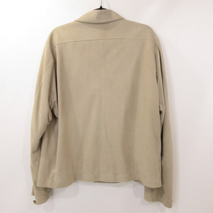 【中古】CRUCIANI | クルチアーニ ラムスエードシャツブルゾン その他トップス CUKL8 ベージュ サイズ：48
