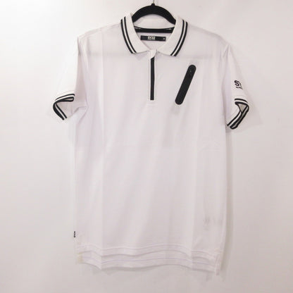 【中古】SY32 by SWEET YEARS | エスワイサーティーツーバイスウィートイヤーズ FUNCTION POLO ポロシャツ 8110GE ホワイト サイズ：M
